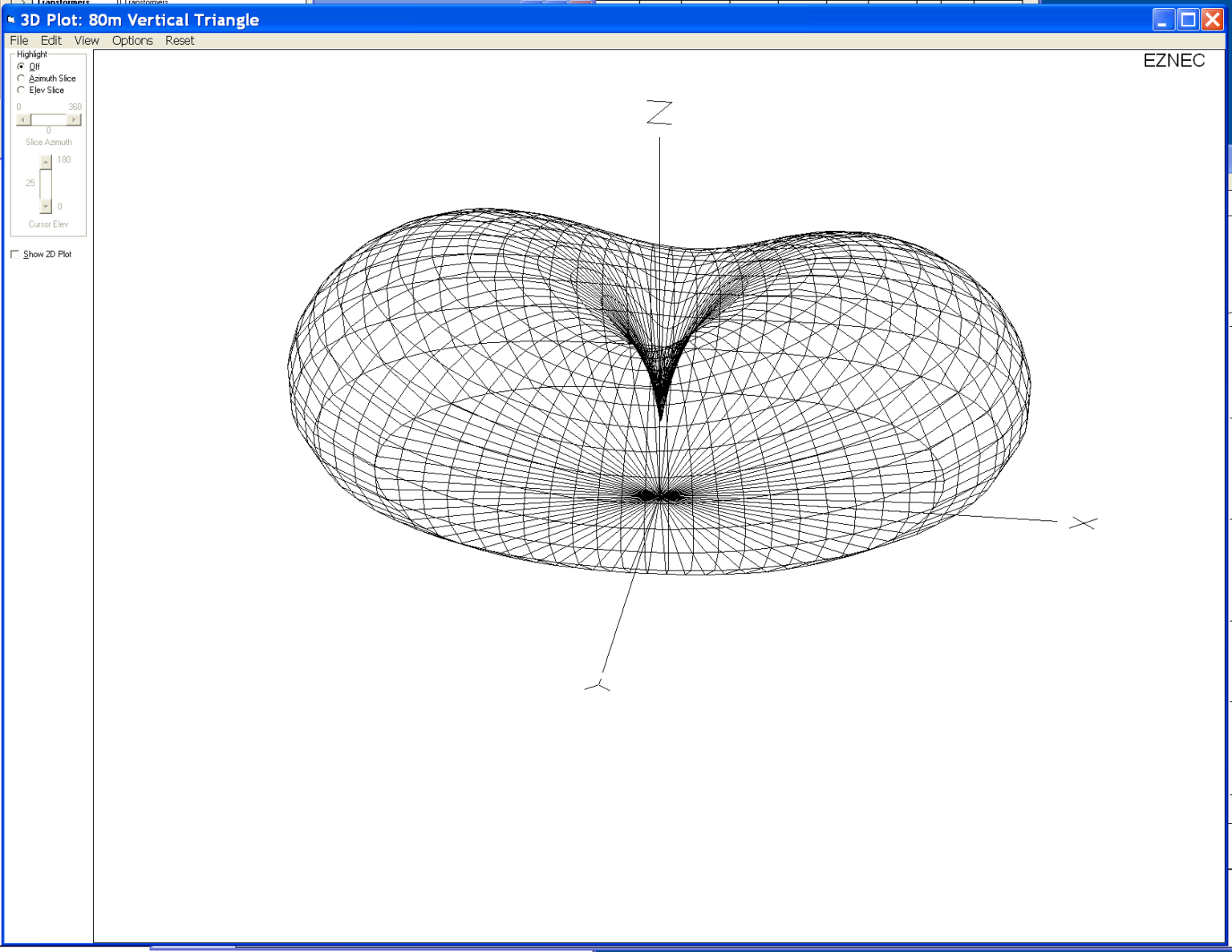 Delta Loop Modelling 80m Delta Loop – M0AWS Amateur Radio