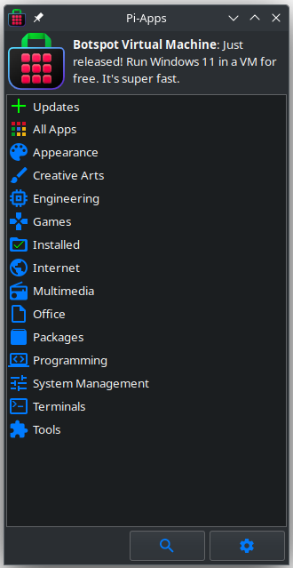 Pi-Apps - App store for RaspberryPi