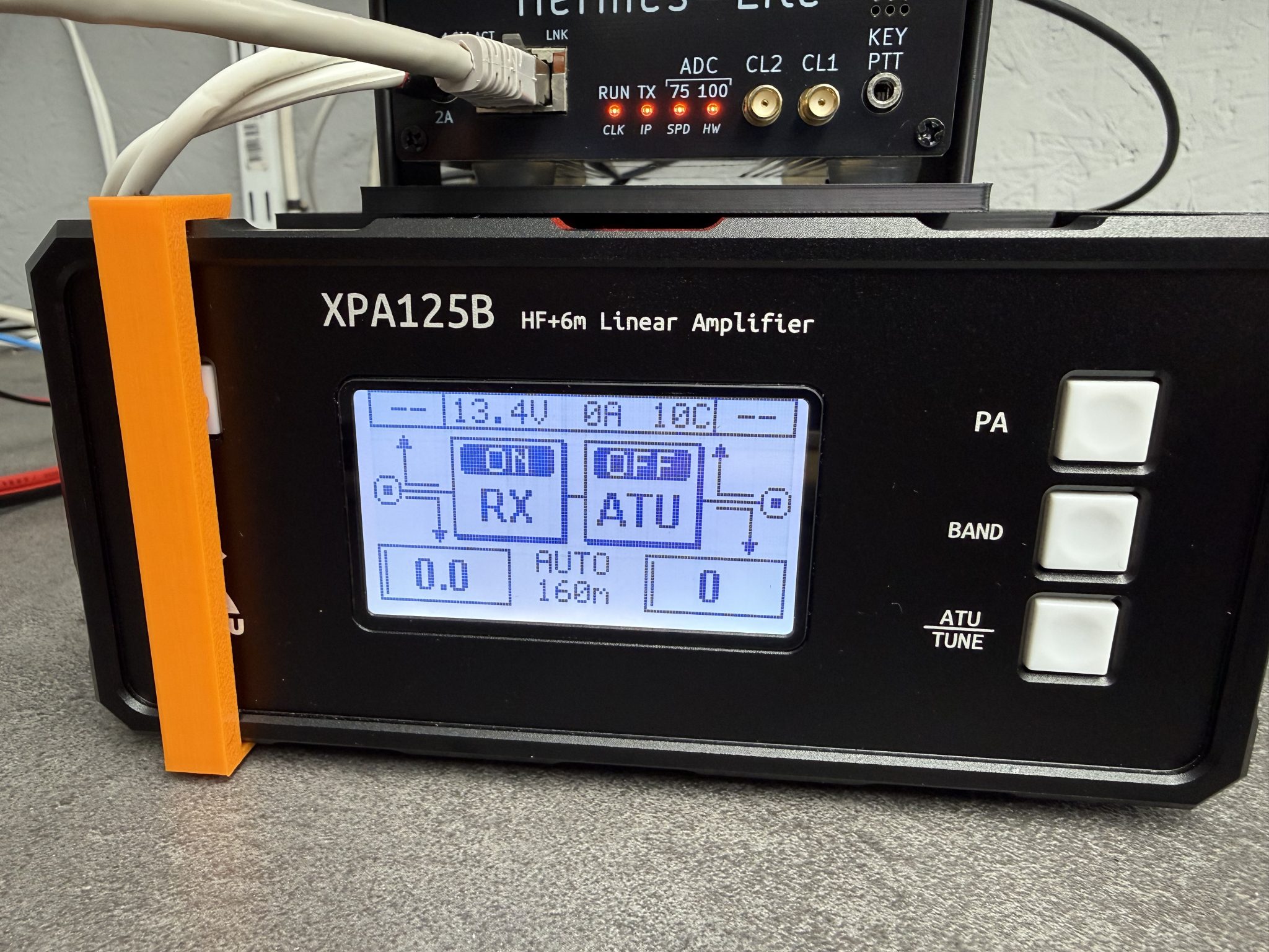 M0AWS Xiegu XPA125B Clip on Power Button Press