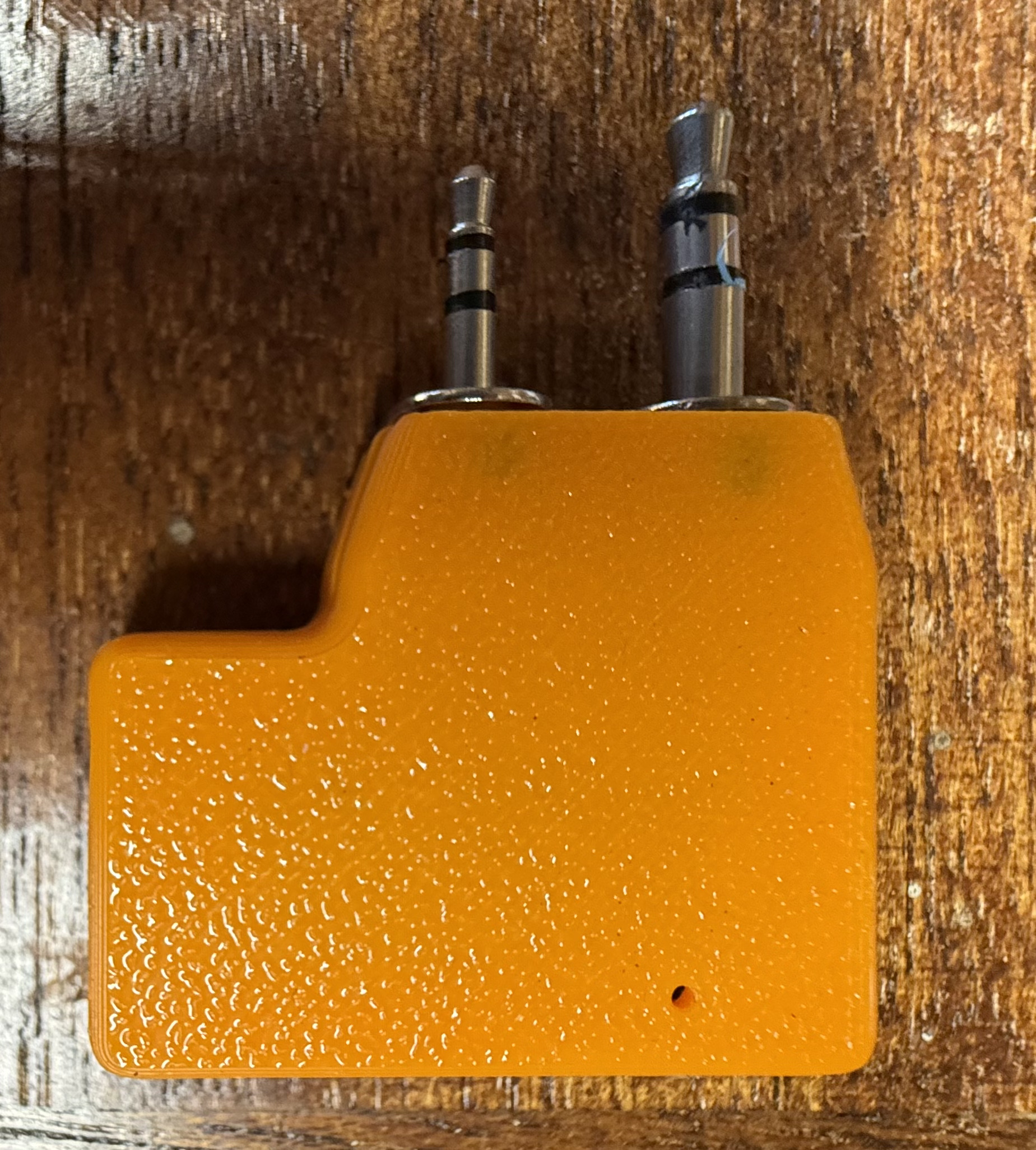 AIOC case with 2 x TRS connectors in place.