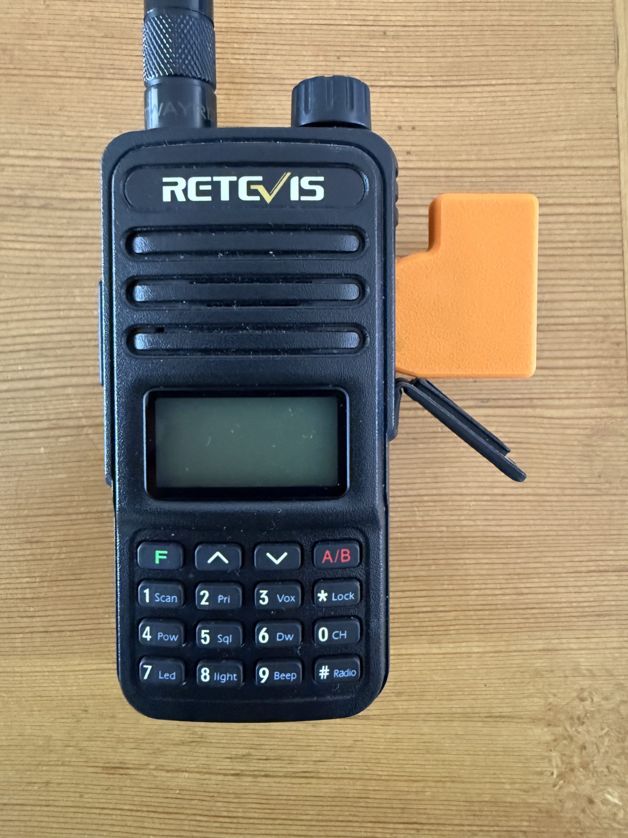 AIOC connected to the Retevis RT85.