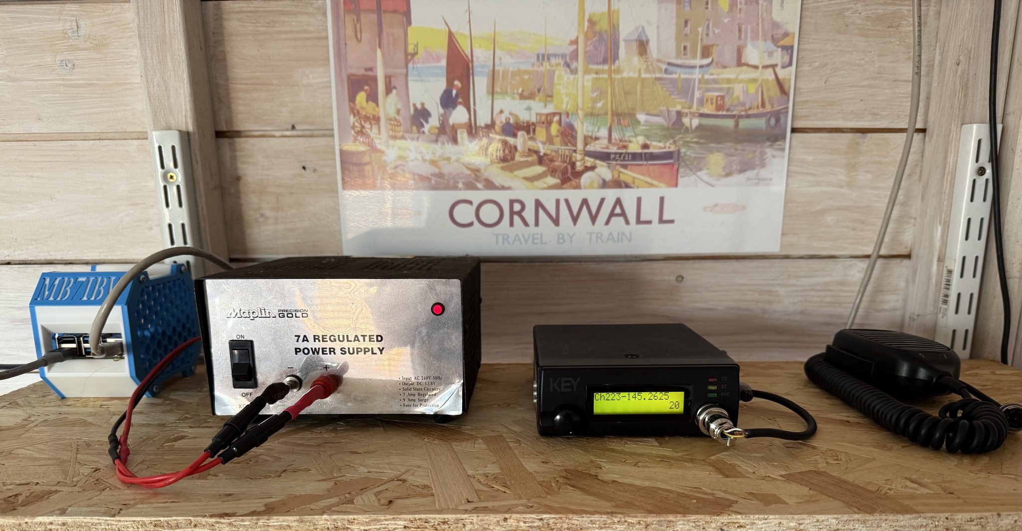 MB7IBW Internet Gateway hardware at the M0AWS QTH